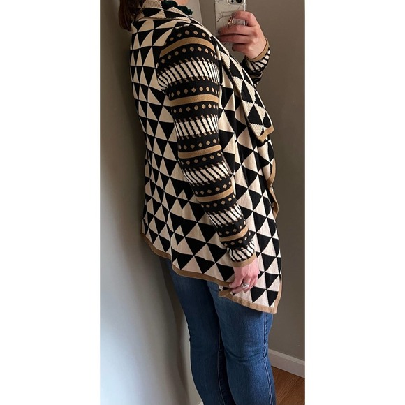 THML Cream, Black & Gold Cardigan, Size S - Picture 7 of 14